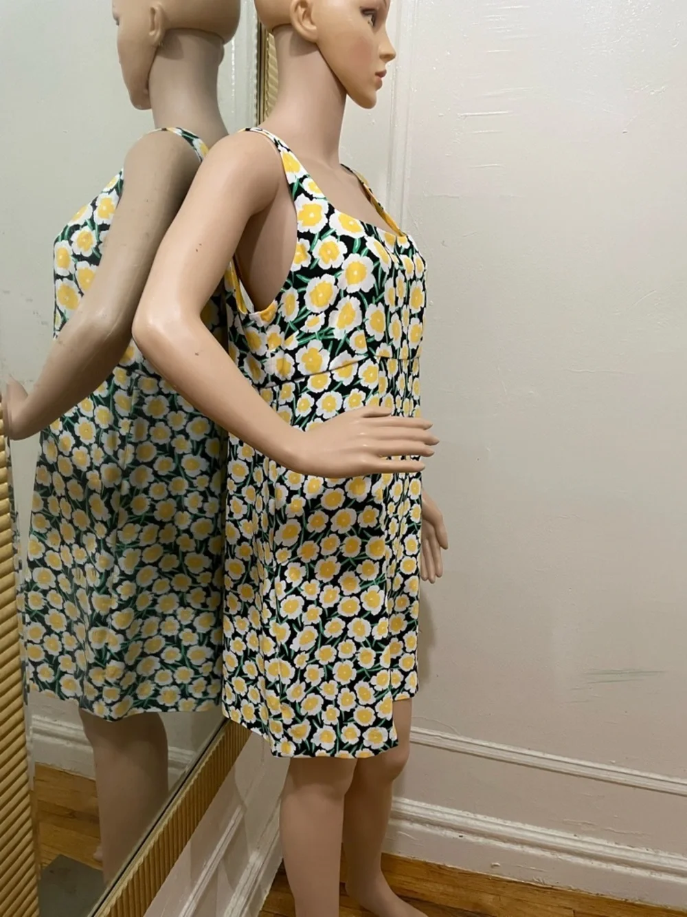 Diane Von Furstenberg Yellow Floral Print Dress by for target - Picture 14 of 16